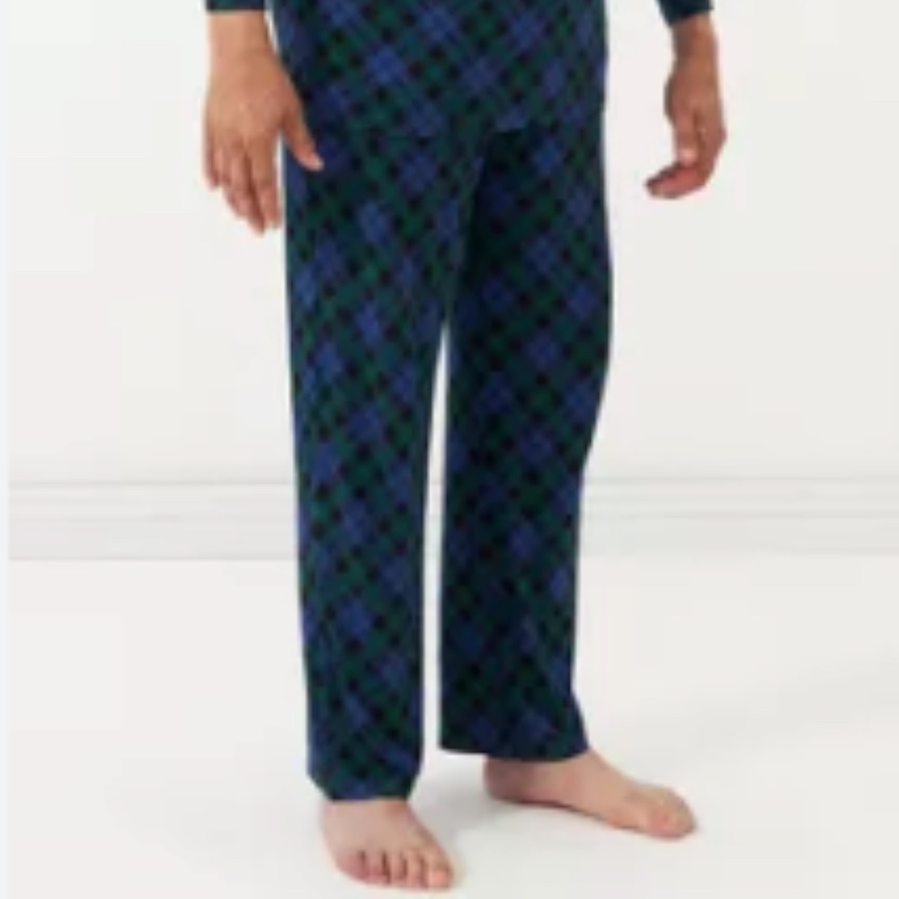 Little Sleepies Emerald Plaid Mens Pajama Pants